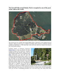 The Seawall Walk around Stanley Park is recognized as