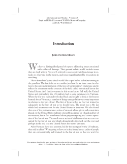 Introduction to Part IV: Collateral Damage