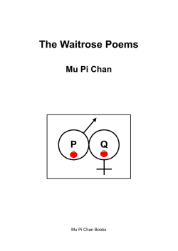 The Waitrose Poems - World Public Library