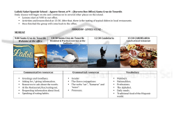 Santa`Cruz`de`Tenerife.! - Lailol&aacute; Safari Spanish School are Spanish