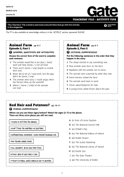 Animal Farm pp. 6&ndash;7 Animal Farm pp. 6&ndash;7 Red Hair and