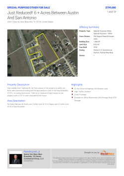 Just Reduced!! 6 + Acres Between Austin and San Antonio