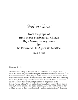READ - Bryn Mawr Presbyterian Church