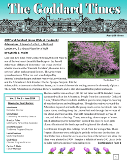 Newsletter - Goddard House