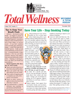 Save Your Life &ndash; Stop Smoking Today