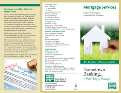 Mortgages - Boiling Springs Savings Bank