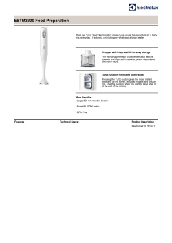 ESTM3300 Food Preparation