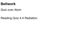 Radiation