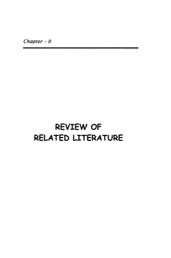 review of related literature