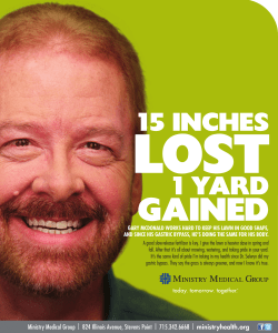 15 inches 1 yard - Ministry Health Care