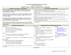 Curriculum Instructional Resource Guide for ELLs