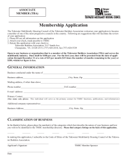 Membership Application - Tidewater Builders Association