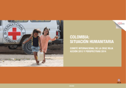 colombia: situación humanitaria