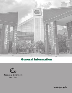 General Information - Georgia Gwinnett College