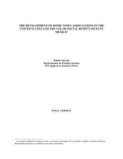 Alarcón, Rafael. 2002. The Development of Home Town