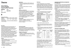COA: DreamTaq DNA Polymerase, #EP0702