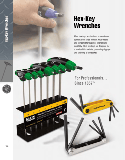 Hex-Key Wrenches