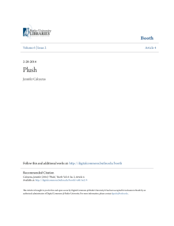Plush - Digital Commons @ Butler University