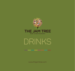 drinks - The Jam Trees