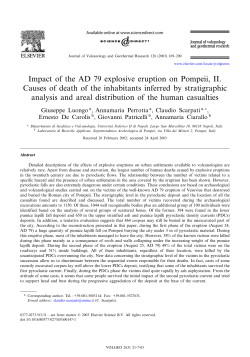 Impact of the AD 79 explosive eruption on Pompeii, II. Causes of