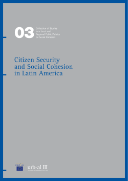 Citizen Security and Social Cohesion in Latin America