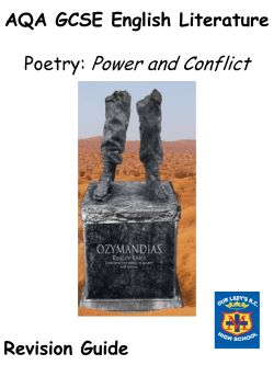 Poetry Anthology Guide