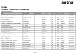 AETNA BETTER HEALTH® OF NEBRASKA