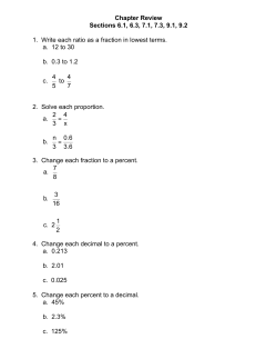 4 5 to 4 7 2 3 = 4 x n 3 = 0.6 3.6 a. 7 8 b. 3 16 c. 2 1 2