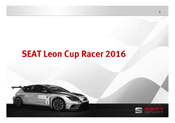 SEAT LEON CUP RACER 2016
