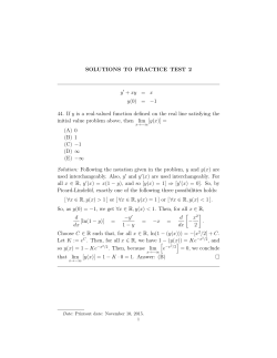 The problems with solutions - Math-UMN