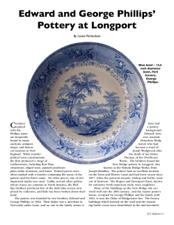 Edward and George Phillips` Pottery at Longport
