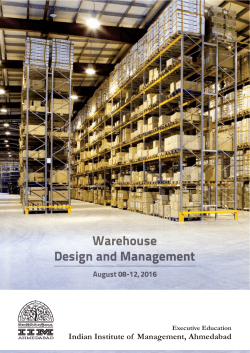 Warehouse design and management - Brochure.cdr