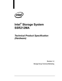 Intel Storage System SSR212MA