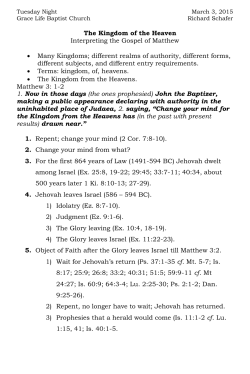 Outline - Grace Life Baptist Church