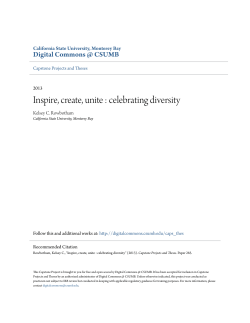 Inspire, create, unite : celebrating diversity