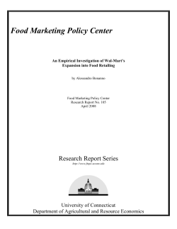 Food Marketing Policy Center