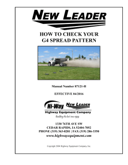 G4 Spread Pattern - New Leader