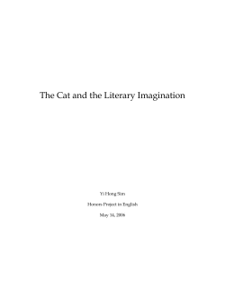 The Cat and the Literary Imagination