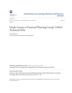 Dealer Group or Financial Planning Group? A