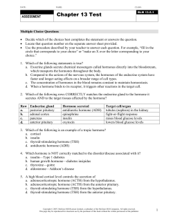 Chapter 13 Test - biology-with