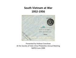 South Vietnam at War 1952 1956 -1956 - Society of Indo