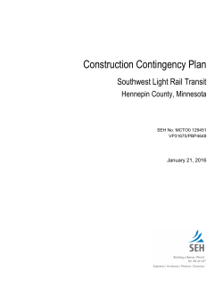 Construction Contingency Plan