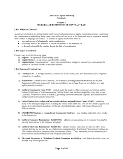 1.02 Types of Contracts