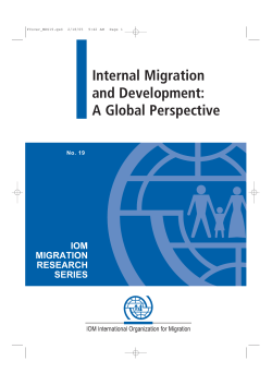 Internal Migration and Development: A Global Perspective