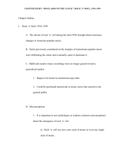 “rock around the clock”: rock