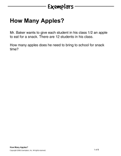 How Many Apples?