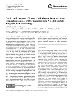 Quality or decomposer efficiency – which is most important in the