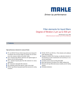Filter elements for liquid filters