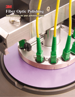3M Fiber Optic Polishing