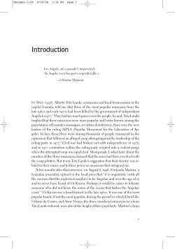 Intonations: A Social History of Music and Nation in Luanda, Angola